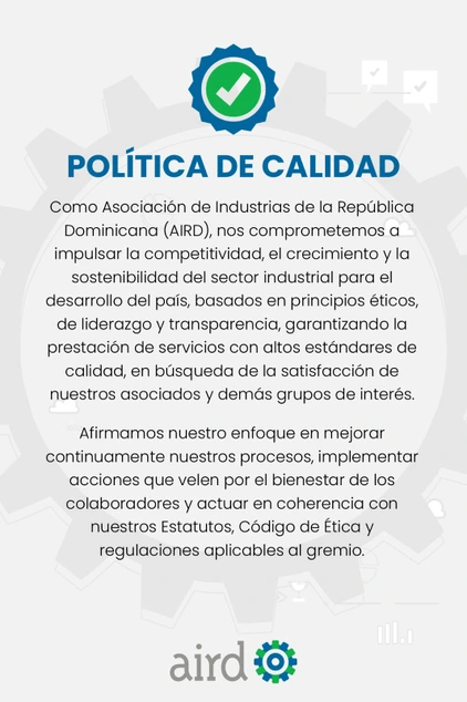 Política de Calidad AIRD